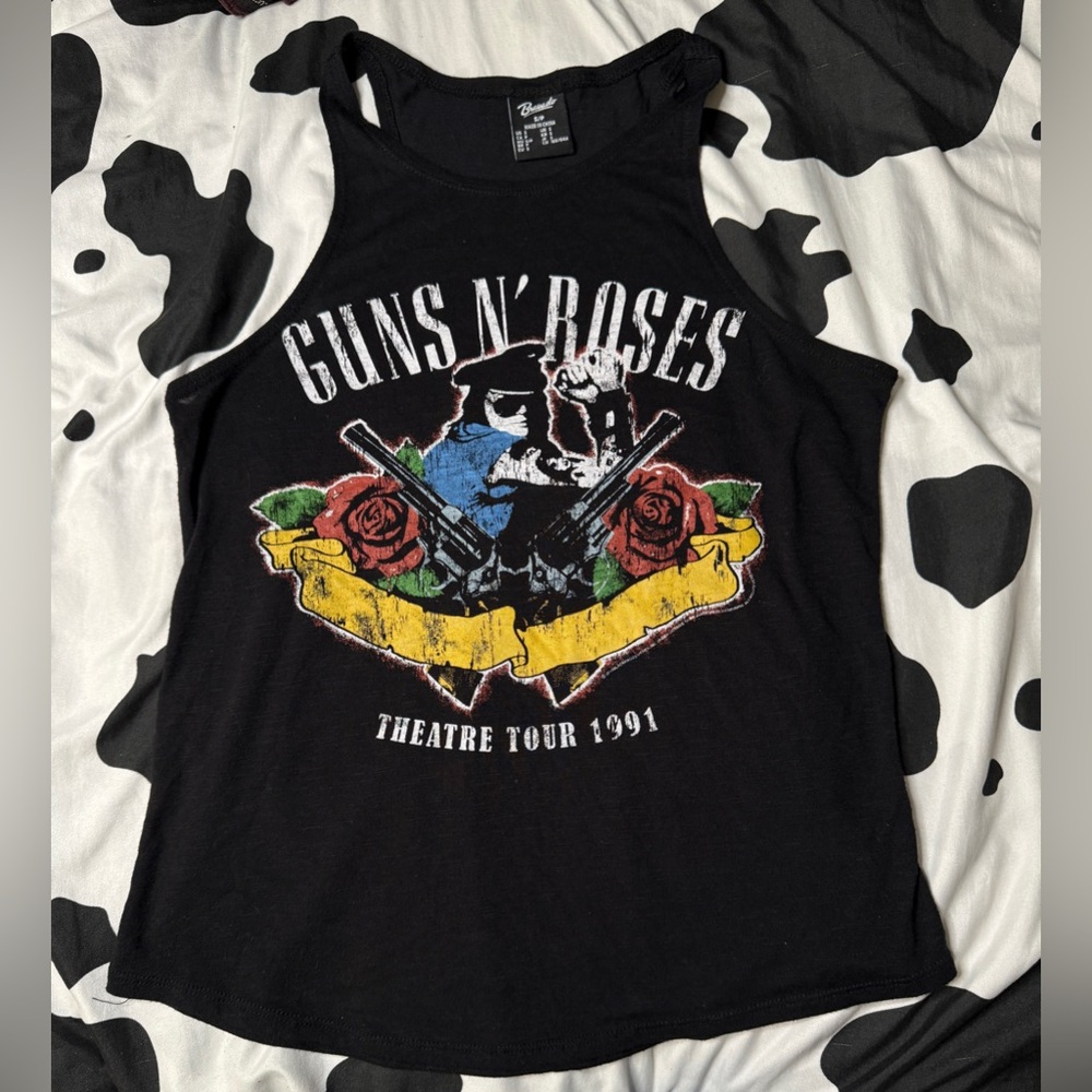 Guns N' Roses Black Graphic Tank Top